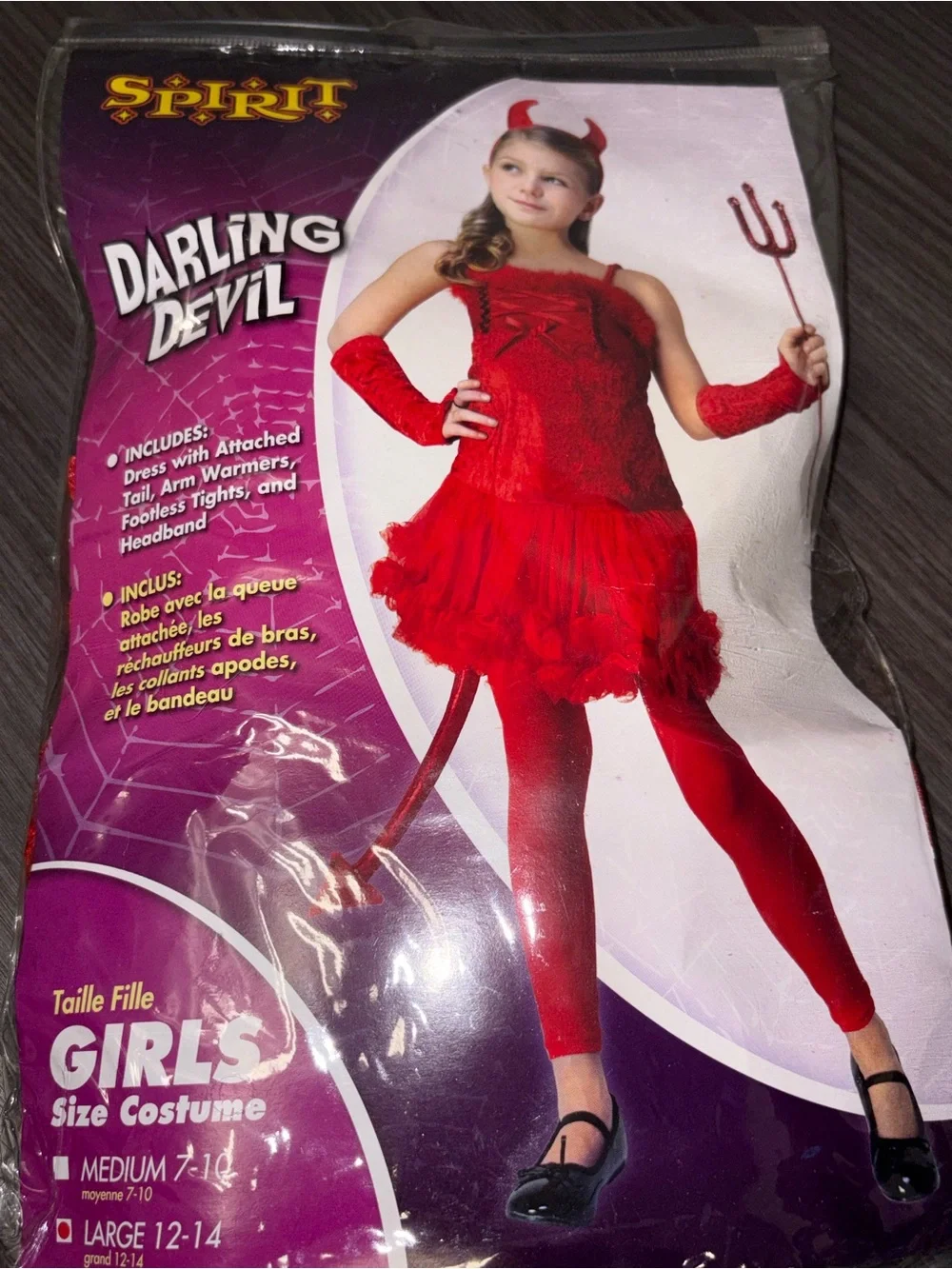 Spirit Darling Devil Costume - Red
